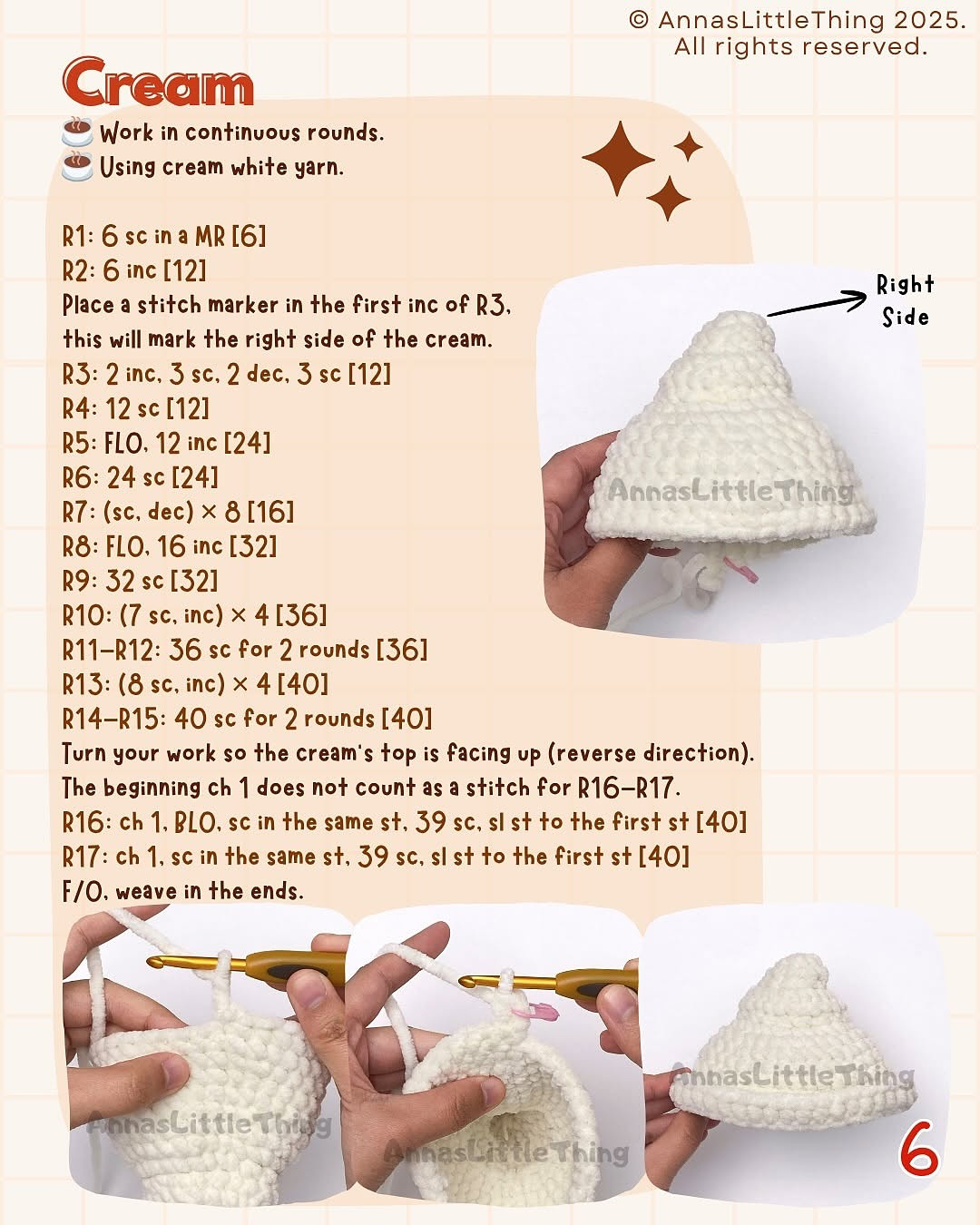 Crochet Hot Chocolate Cat Pattern Release with Free Low Sew Instructions