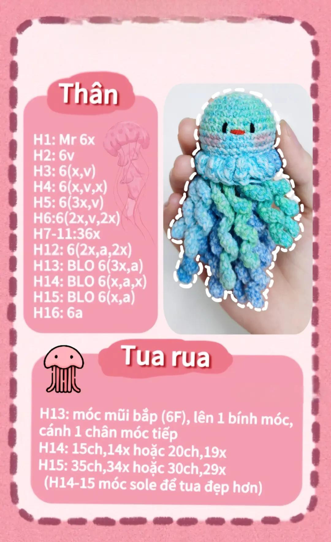 Crochet Jellyfish Pattern: Easy and Adorable Amigurumi Project