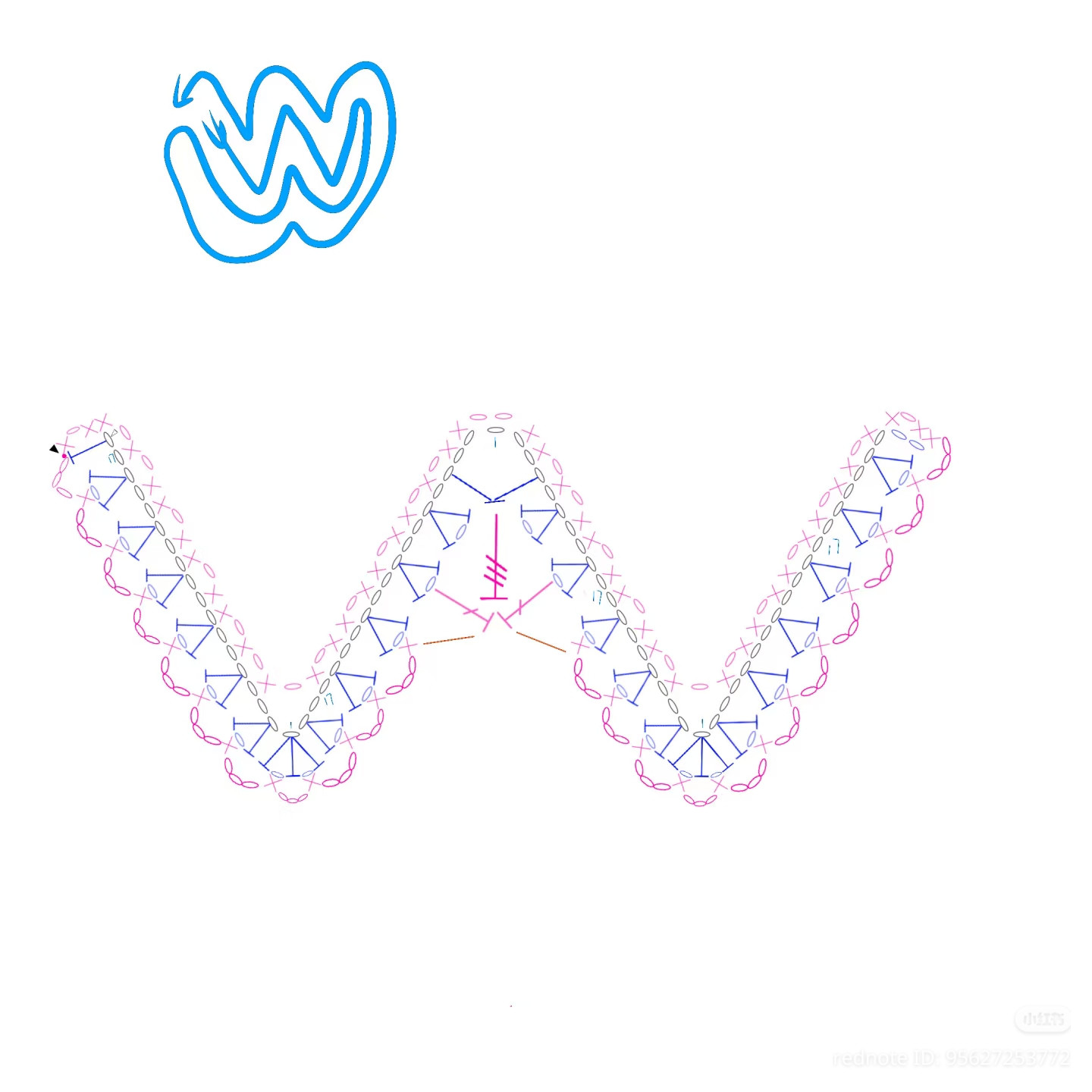 Crochet Letters 'SO' with Daisy Background