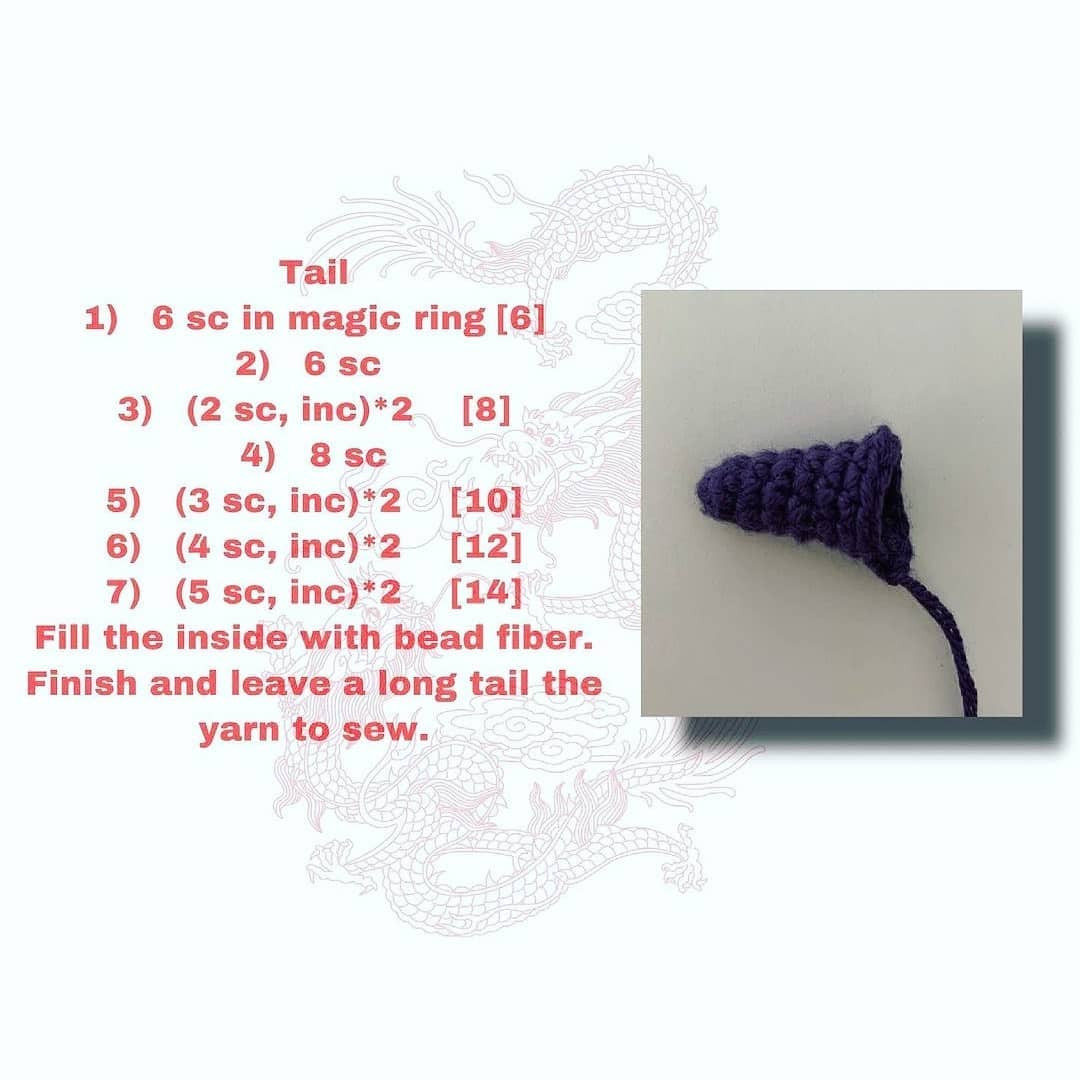 Crochet Little Timo Dragon Pattern Free Download