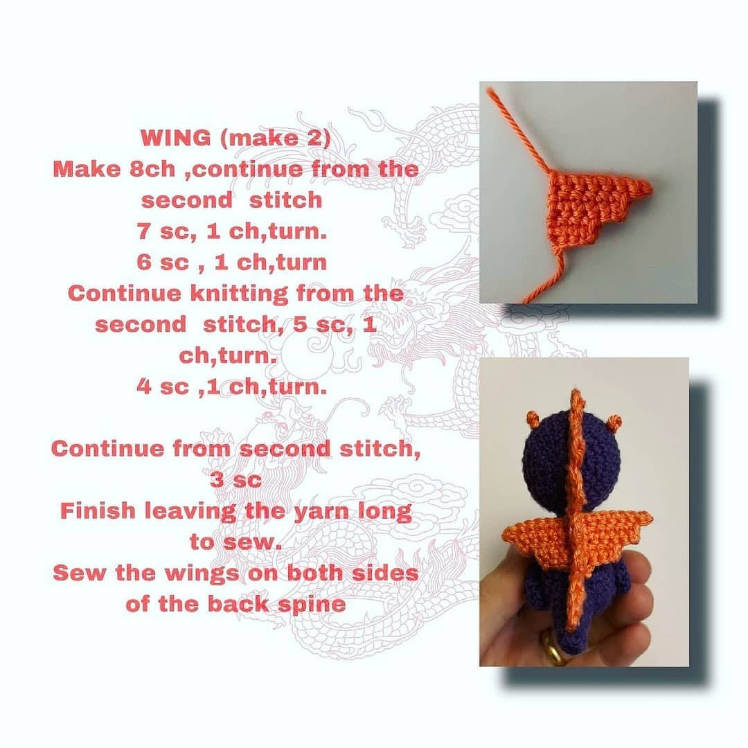 Crochet Little Timo Dragon Pattern Free Download