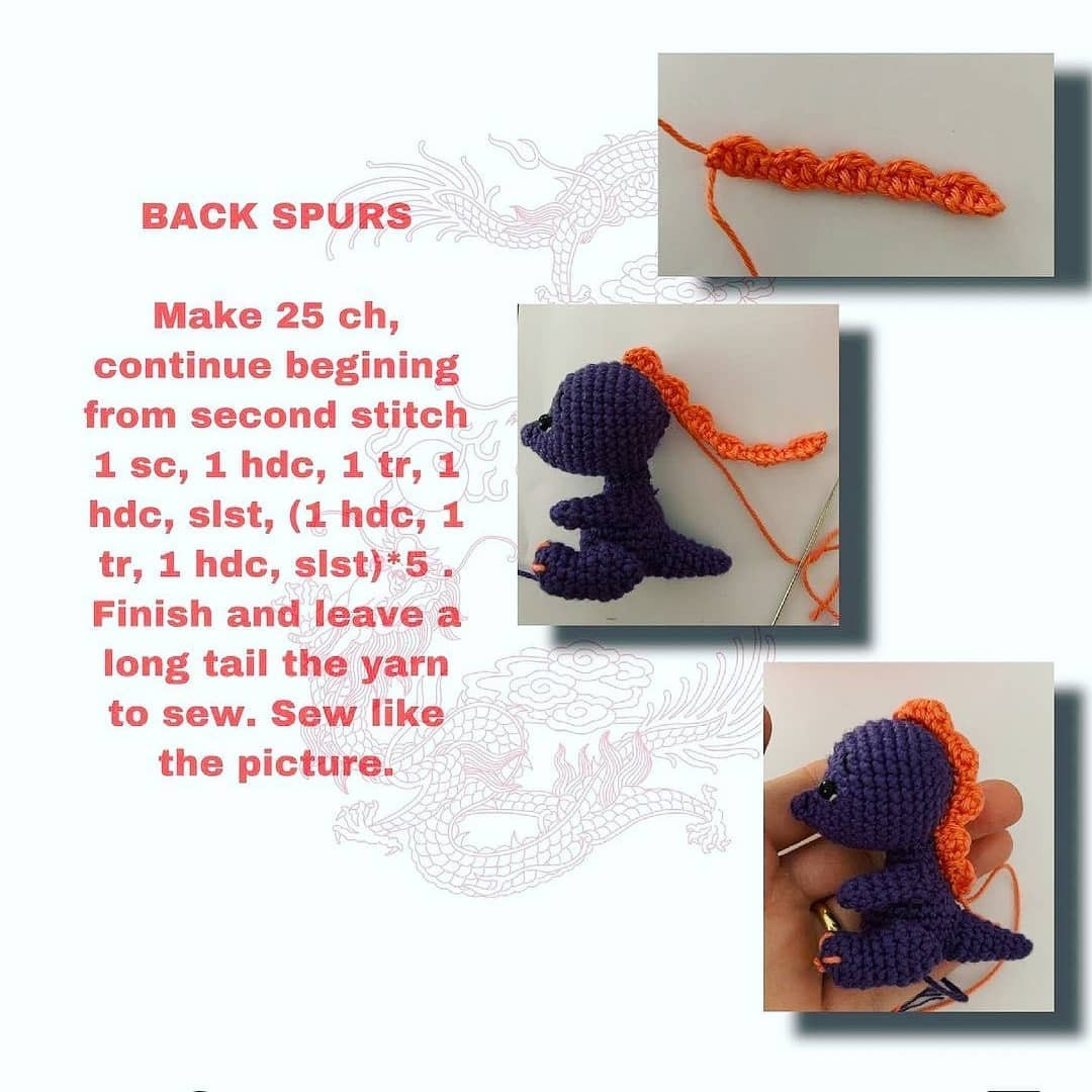 Crochet Little Timo Dragon Pattern Free Download