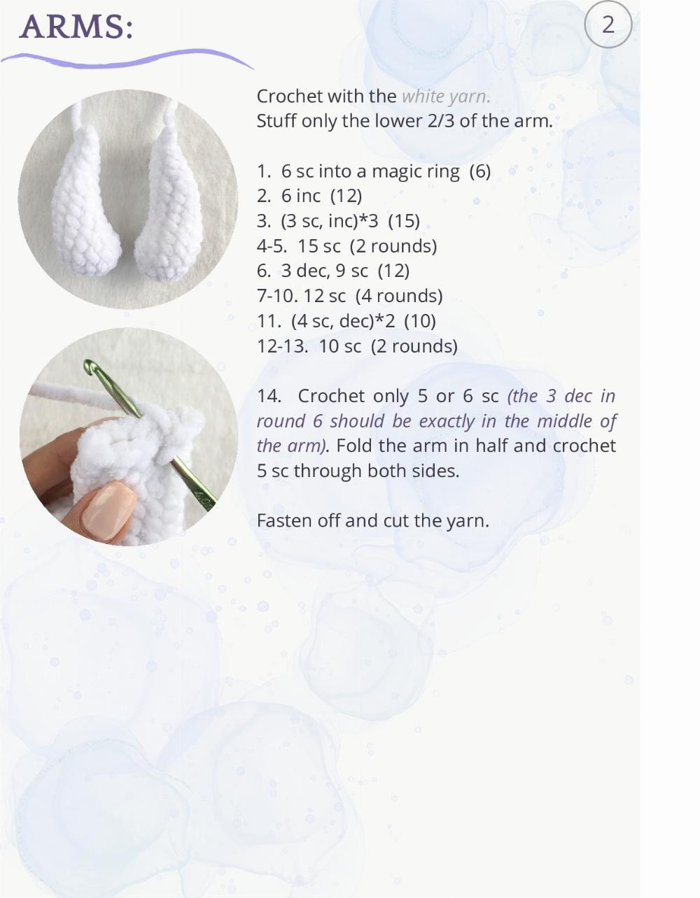 Crochet Pattern for Adorable Plush Bunny Toy with Bow