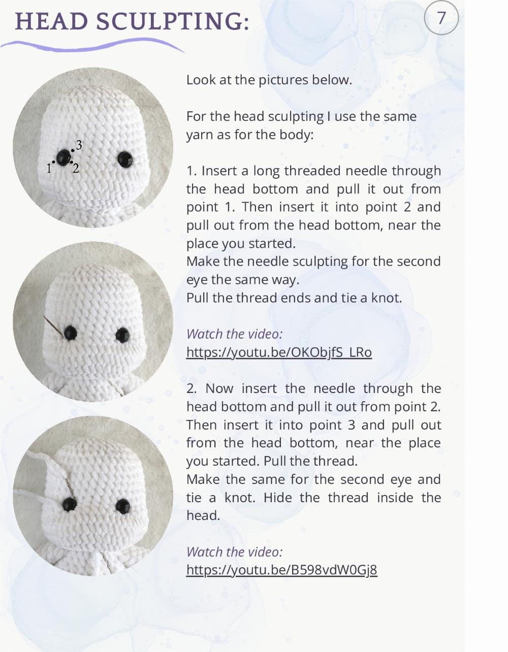 Crochet Pattern for Adorable Plush Bunny Toy with Bow