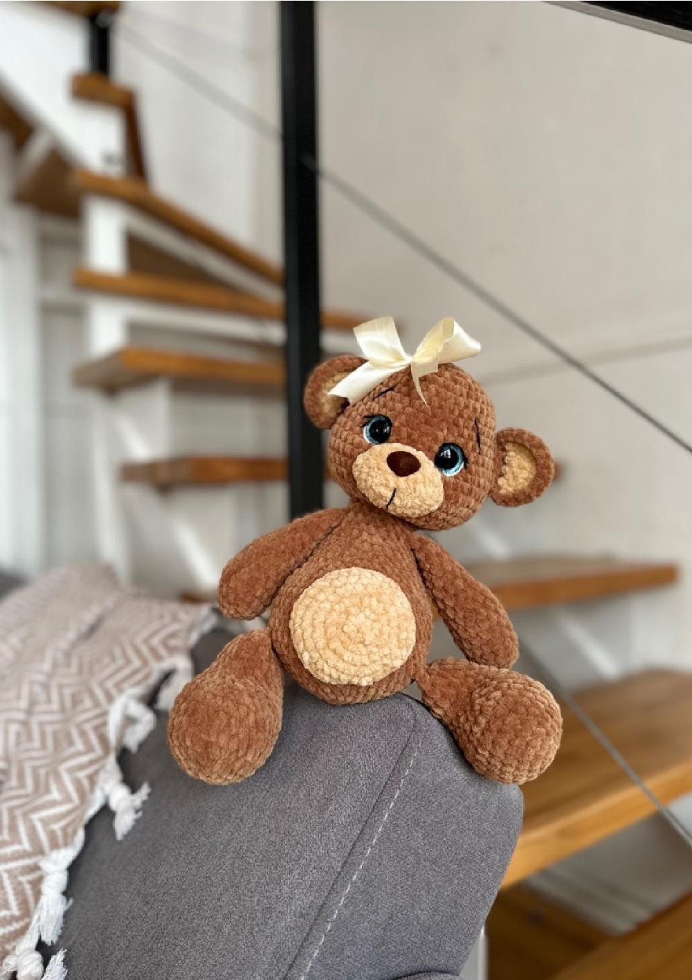 Crochet Pattern for Adorable Teddy Bear Toy