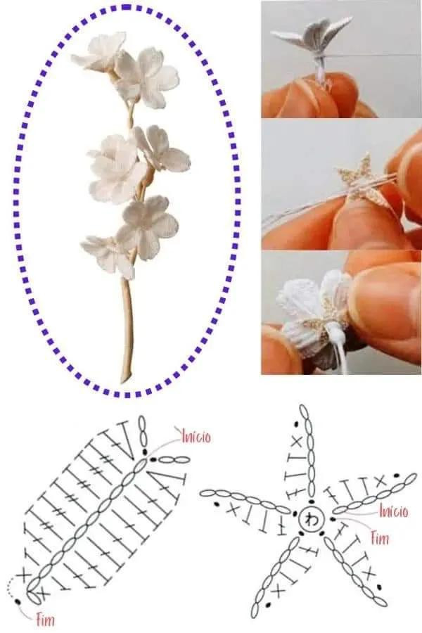 Crochet Pattern for Beautiful 3D Rose Flowers