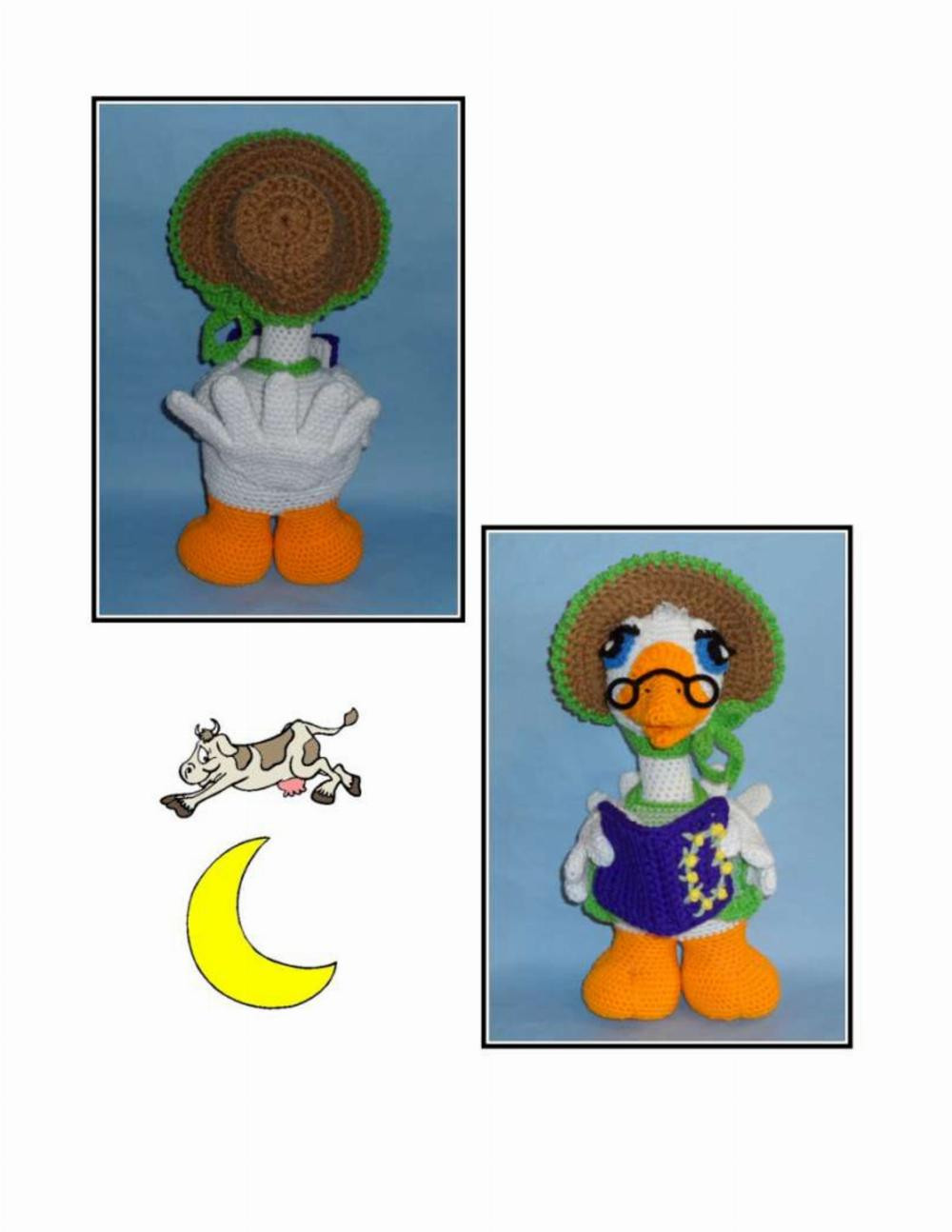 Crochet Pattern for Charming Mother Goose Doll by Pam McClung