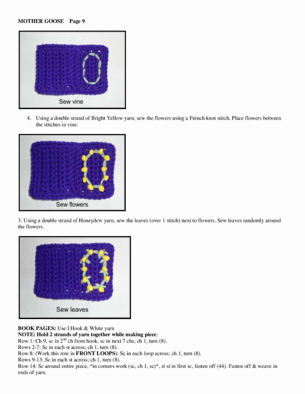 Crochet Pattern for Charming Mother Goose Doll by Pam McClung