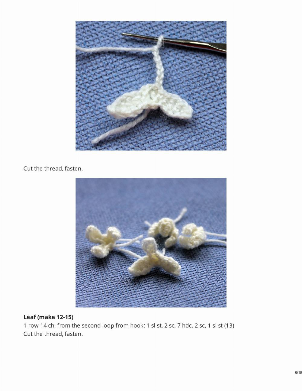 Crochet Pattern for Easter Nest with Snowdrops and Egg Decoration