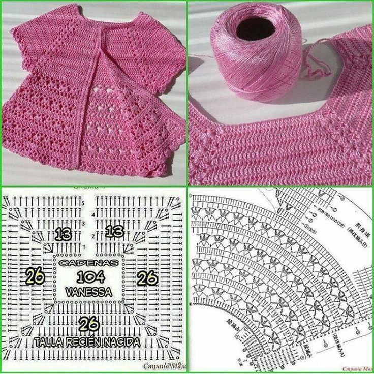 Crochet Pattern for Elegant Baby Dress with Floral Accent