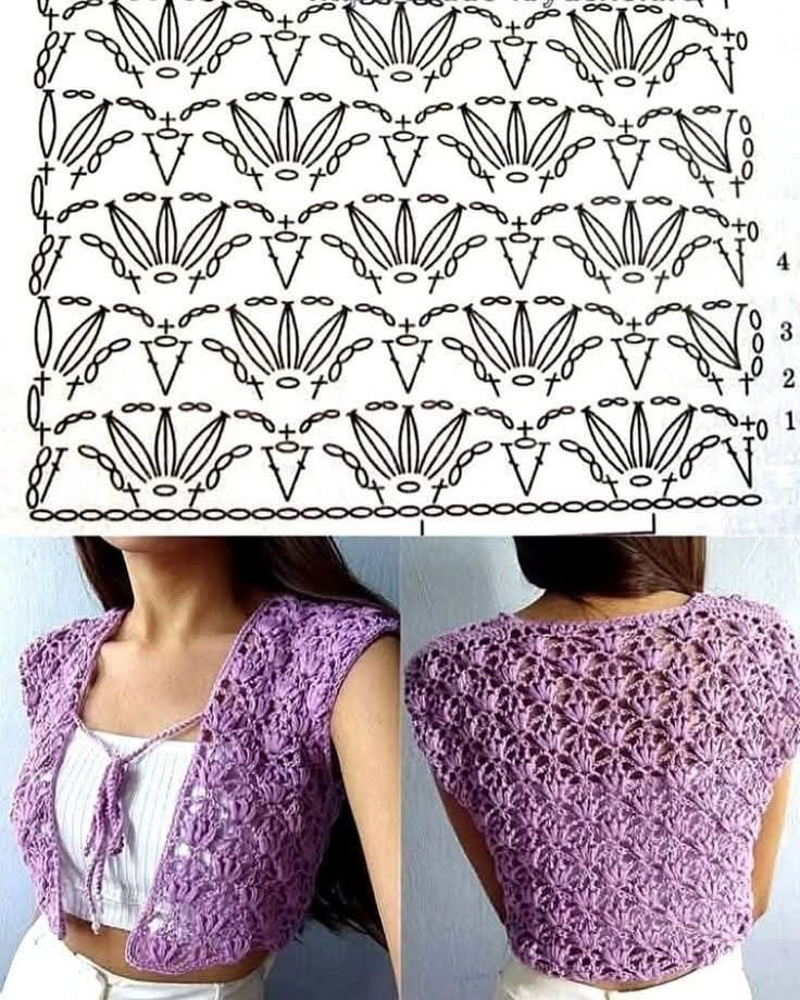 Crochet Pattern for Fan Shell Stitch Design