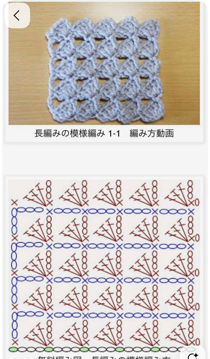 Crochet Pattern for Fan Shell Stitch Design