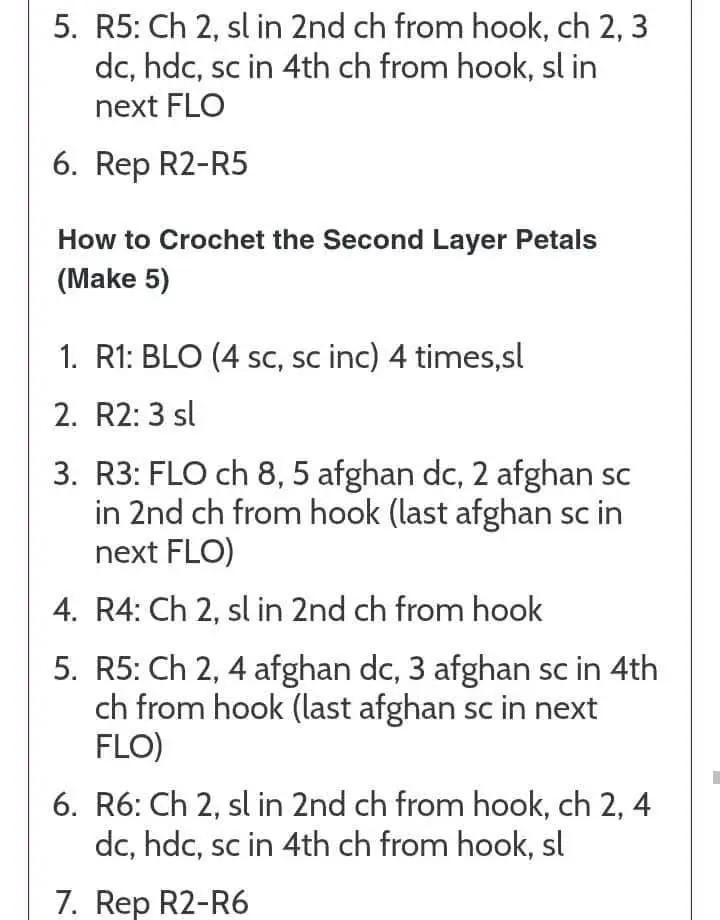 Crochet Pattern for Realistic Lotus Flower Design