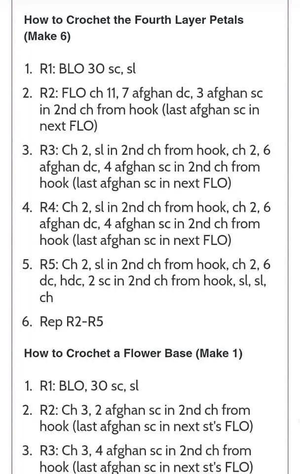 Crochet Pattern for Realistic Lotus Flower Design