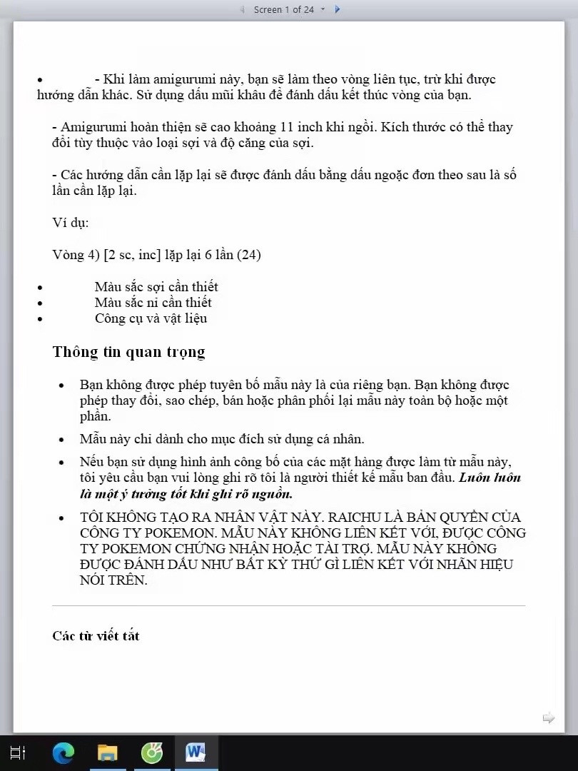 Crochet Raichu Amigurumi Pattern for Pokémon Fans and Crafters