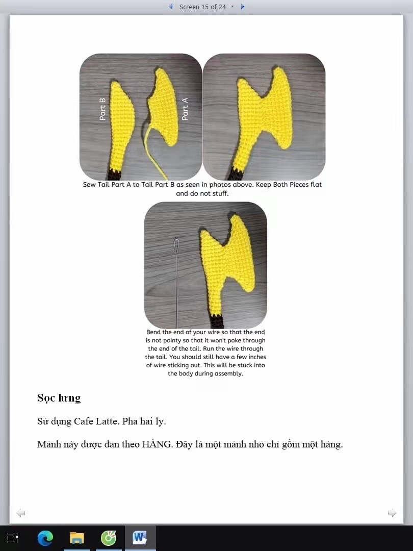 Crochet Raichu Amigurumi Pattern for Pokémon Fans and Crafters