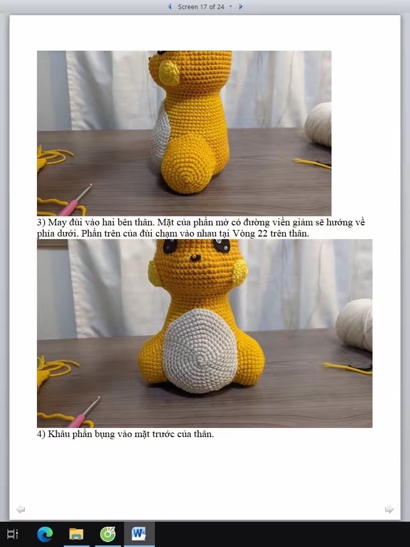 Crochet Raichu Amigurumi Pattern for Pokémon Fans and Crafters