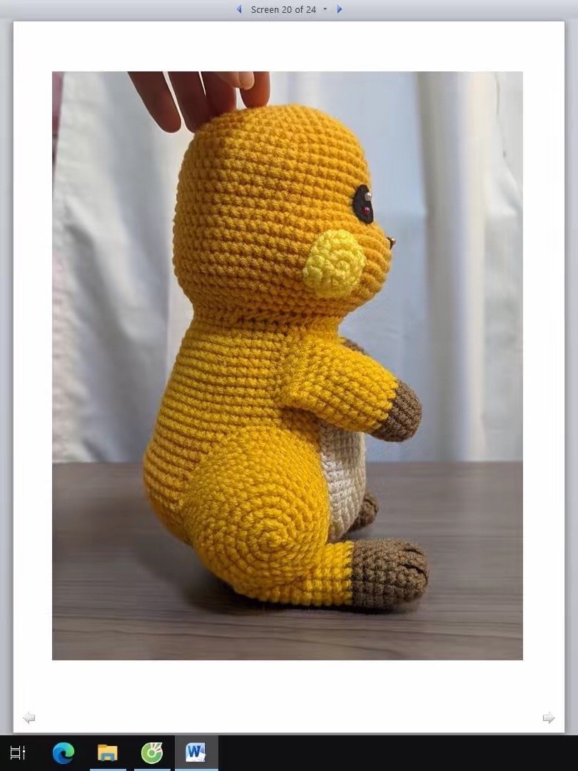Crochet Raichu Amigurumi Pattern for Pokémon Fans and Crafters