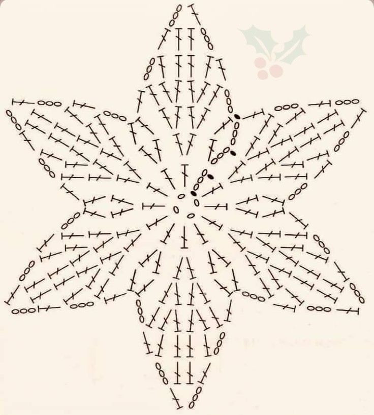 Crochet Snowflake and Bell Pattern for Festive Decorations