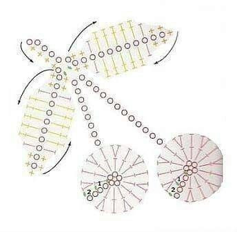 Crochet Snowflake and Bell Pattern for Festive Decorations