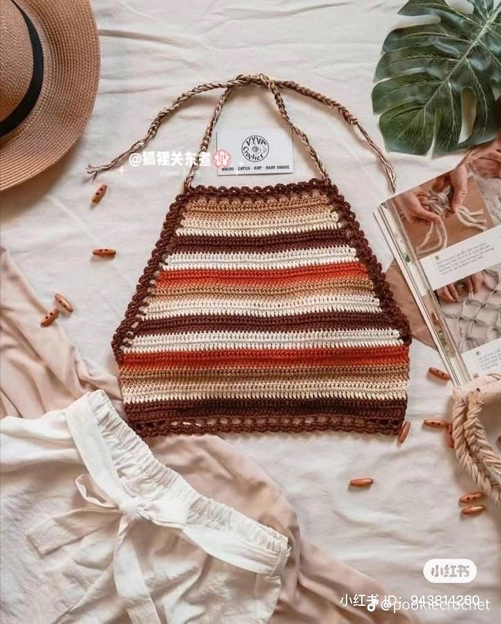 Crochet Summer Tops: Elegant Stripes and Floral Patterns