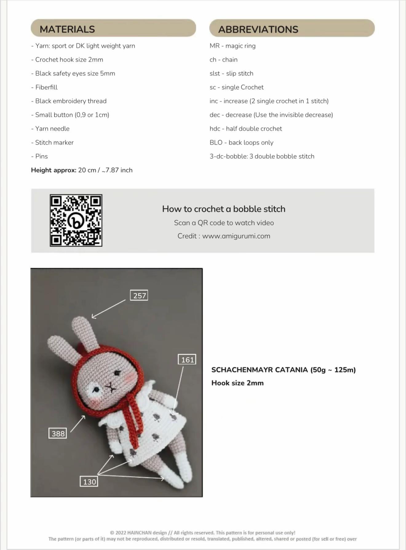 Crochet Your Own Adorable Calla the Bunny Amigurumi Pattern