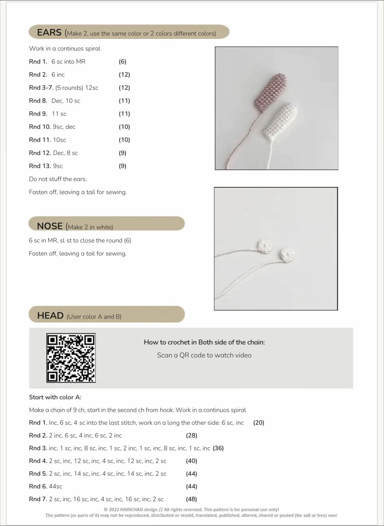 Crochet Your Own Adorable Calla the Bunny Amigurumi Pattern