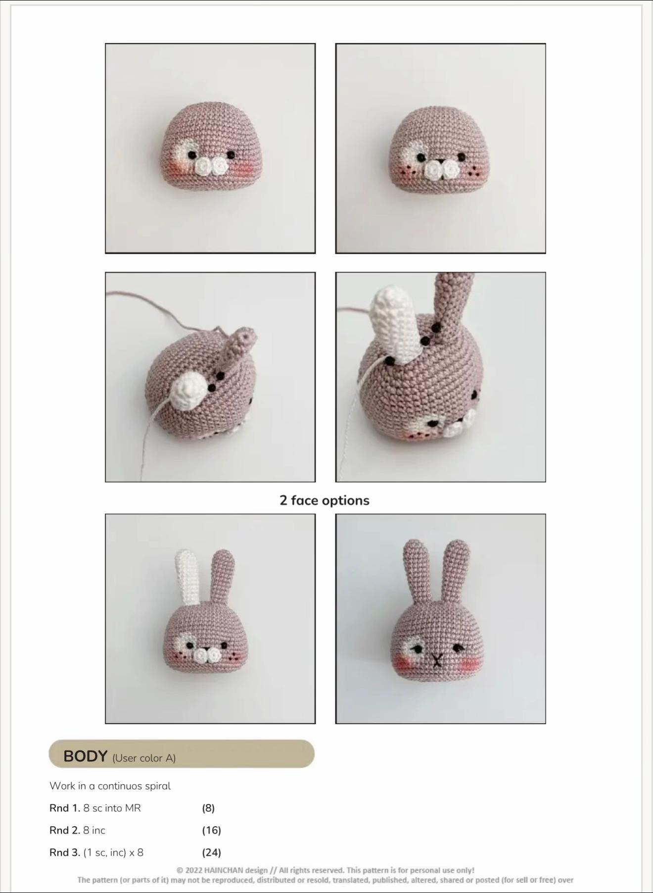 Crochet Your Own Adorable Calla the Bunny Amigurumi Pattern
