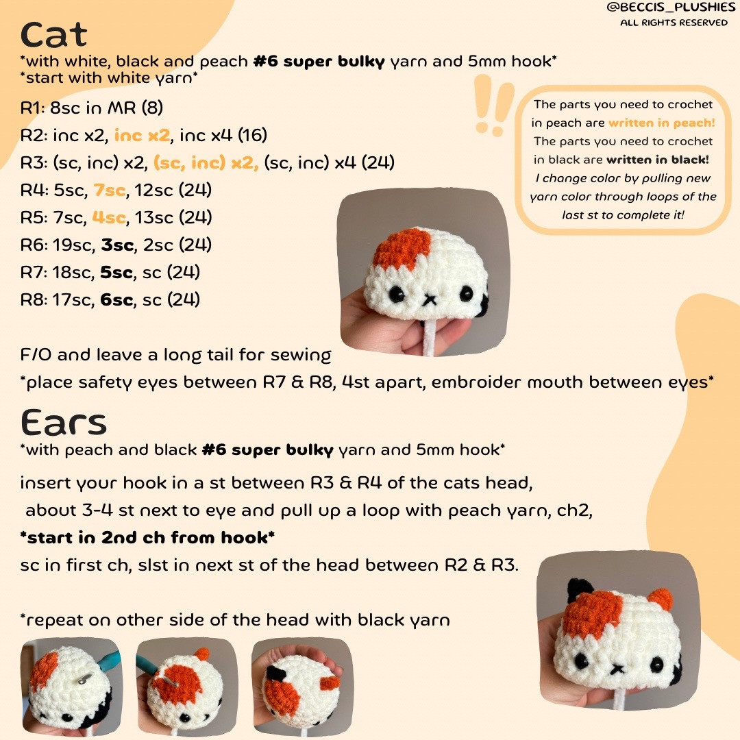 Crochet Your Own Adorable Kitty in a Pot with This Easy Pattern