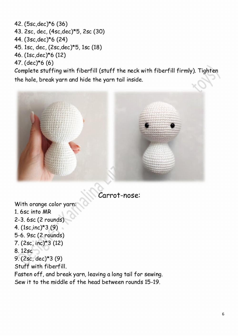 Crochet Your Own Adorable Little Snowman for Winter Decor Fun