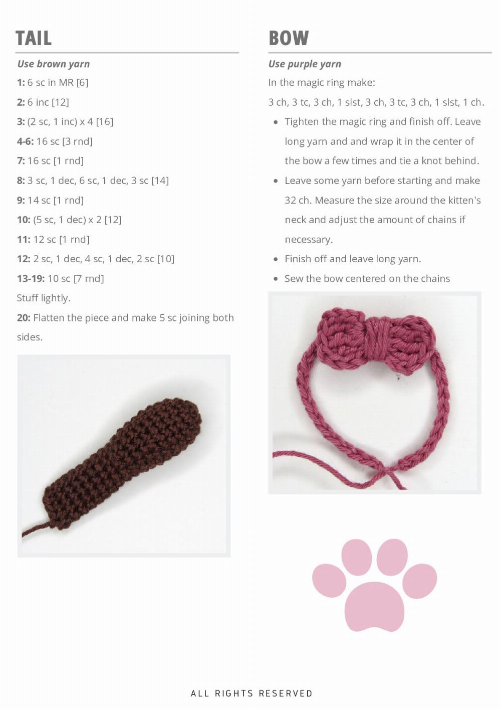 Crochet Your Own Adorable Mel the Cat Amigurumi Plush