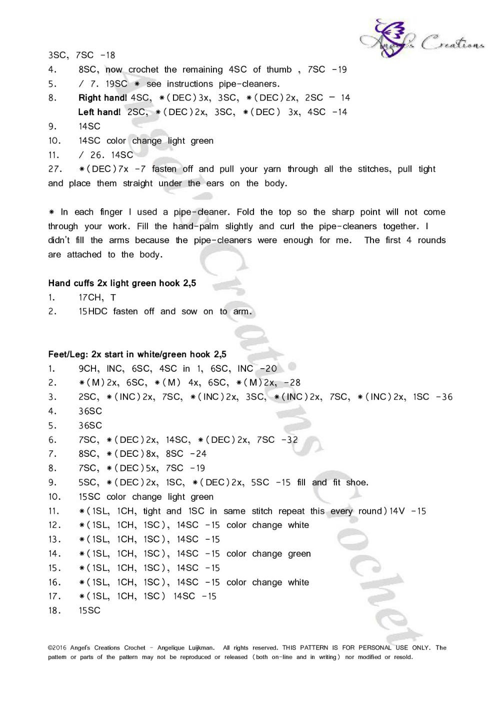 Crochet Your Own Charming Paddy the Leprechaun Amigurumi Doll