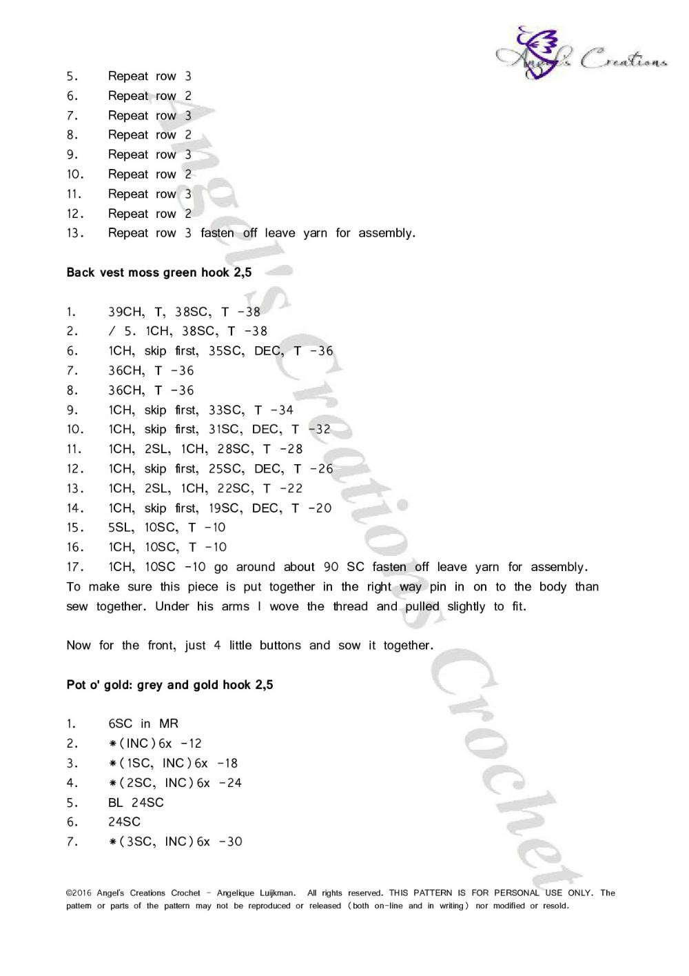 Crochet Your Own Charming Paddy the Leprechaun Amigurumi Doll