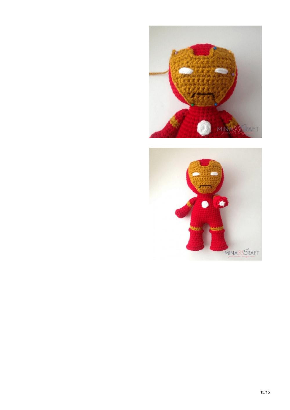 Crochet Your Own Iron Man Amigurumi with This Easy Pattern