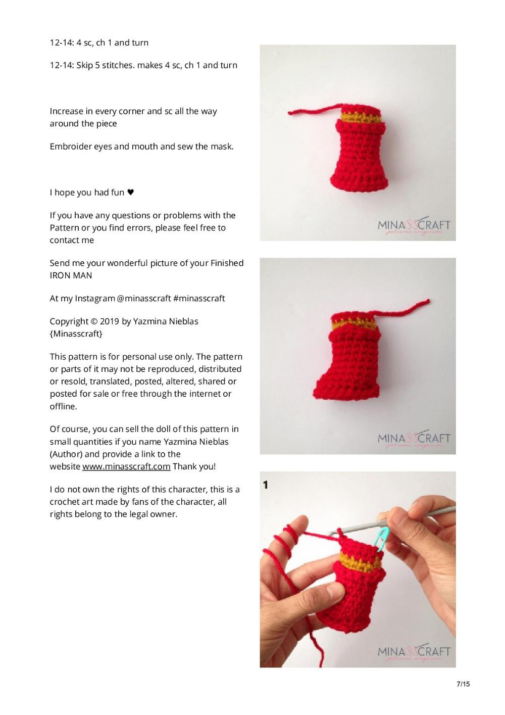 Crochet Your Own Iron Man Amigurumi with This Easy Pattern