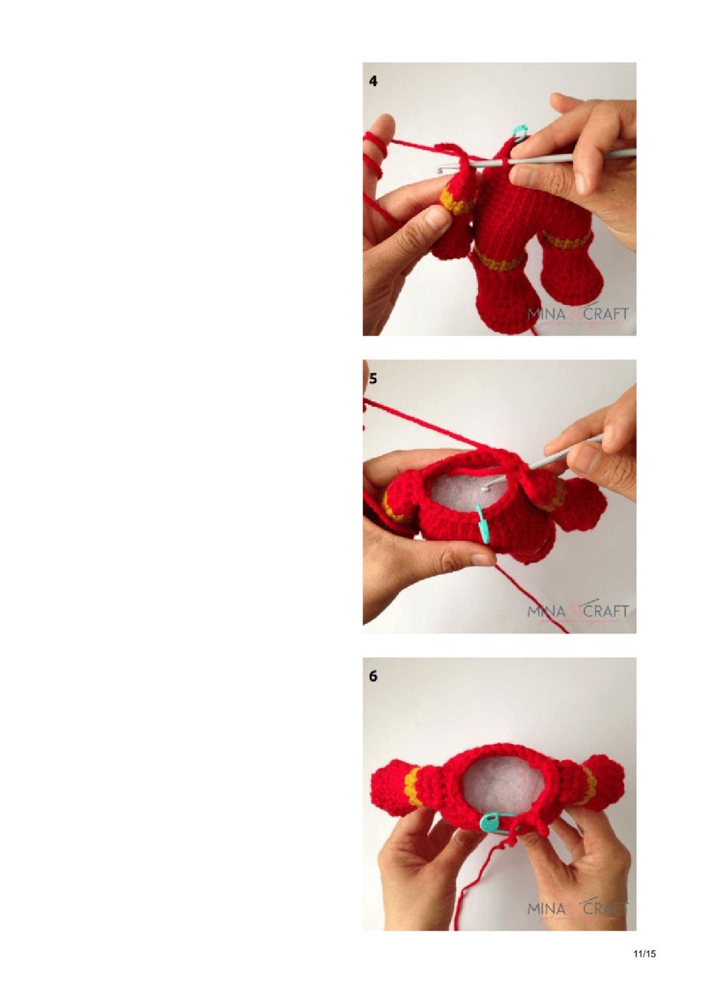 Crochet Your Own Iron Man Amigurumi with This Easy Pattern