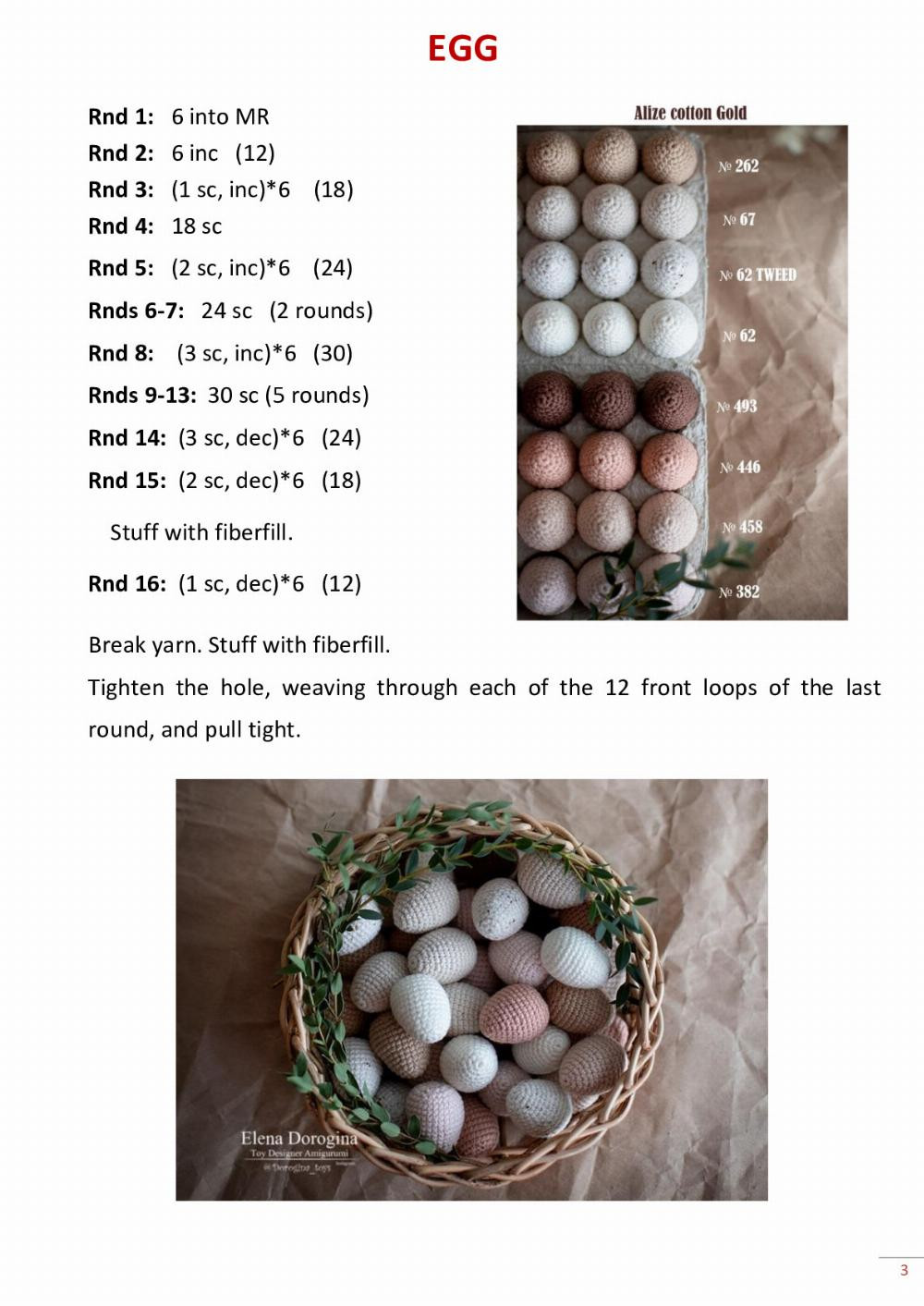 Crochet Your Own Small Eggs with This Free Pattern