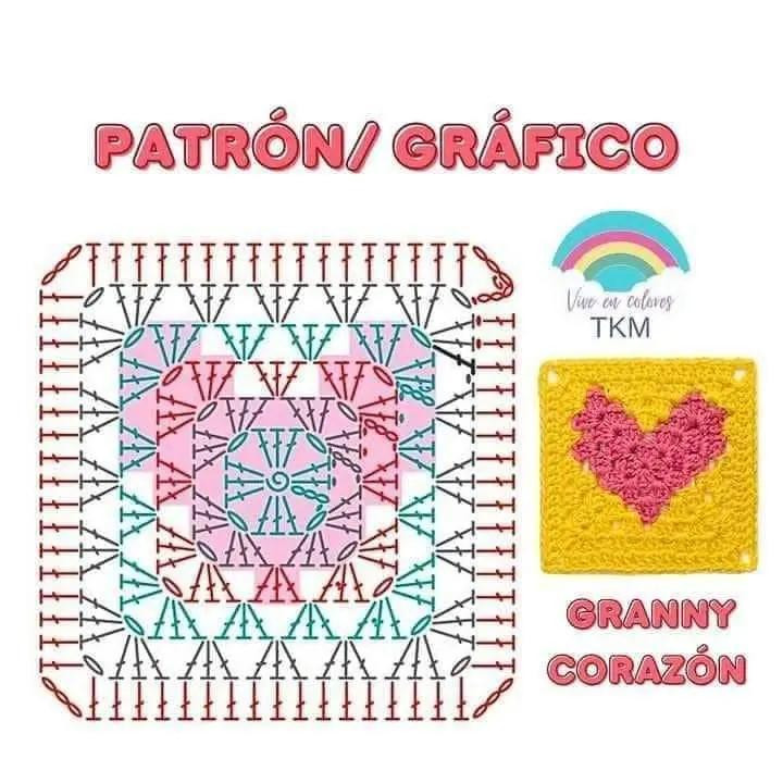 Cuadrados de crochet con diseños de animales encantadores