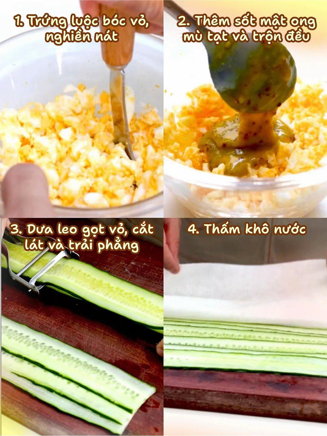 Cuộn Dưa Leo Cá Hồi Xông Khói Tươi Mát