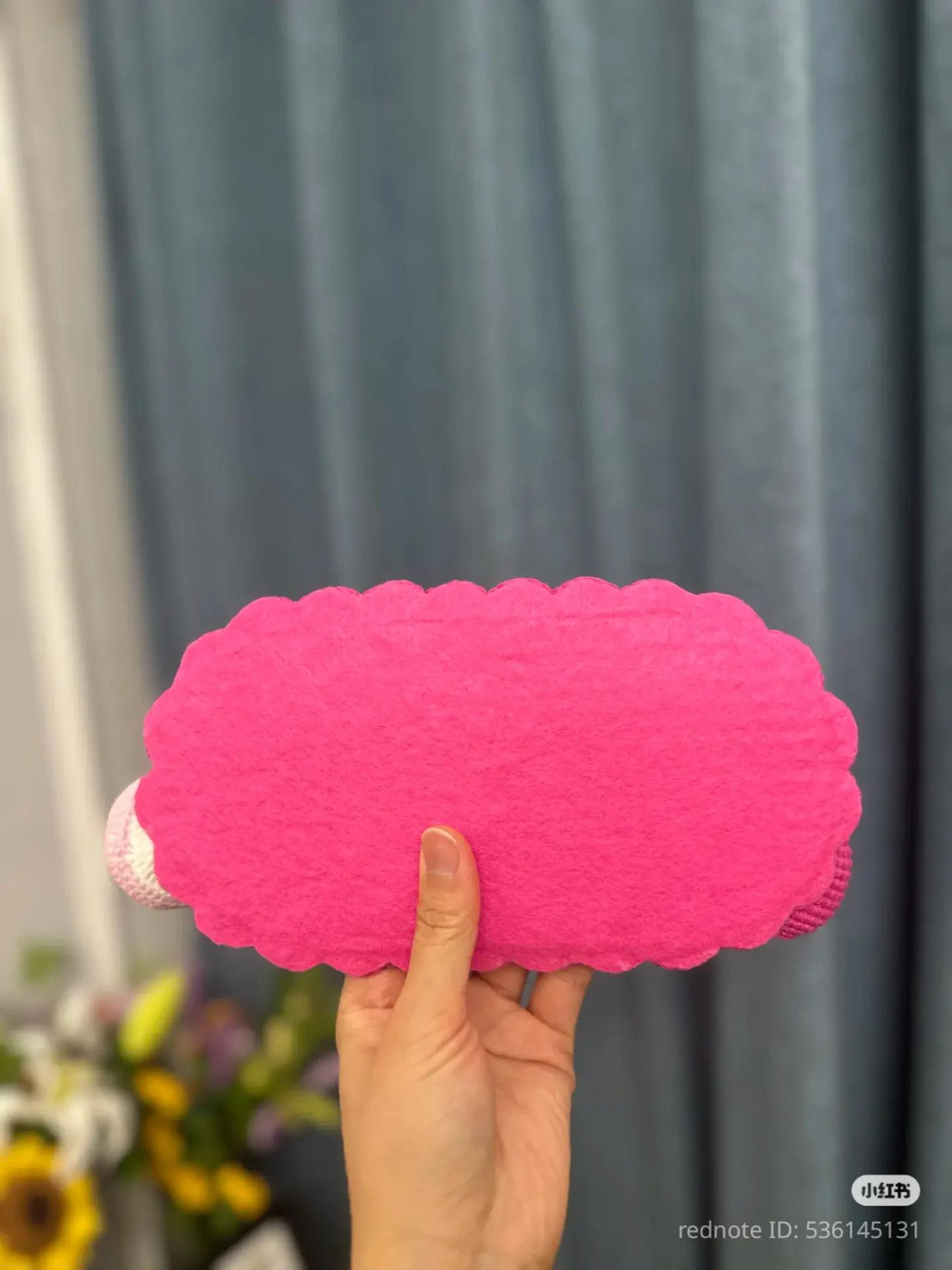 Cute Crochet Bear with Colorful Balloons and Flowers