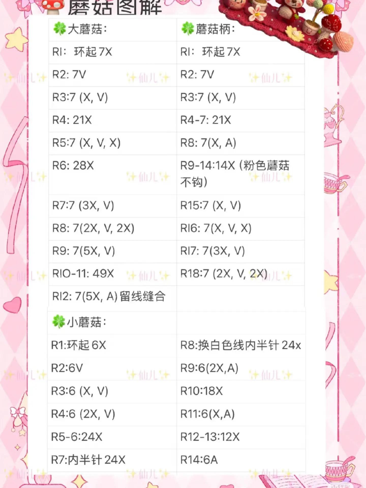 Cute Crochet Bear with Colorful Balloons and Flowers