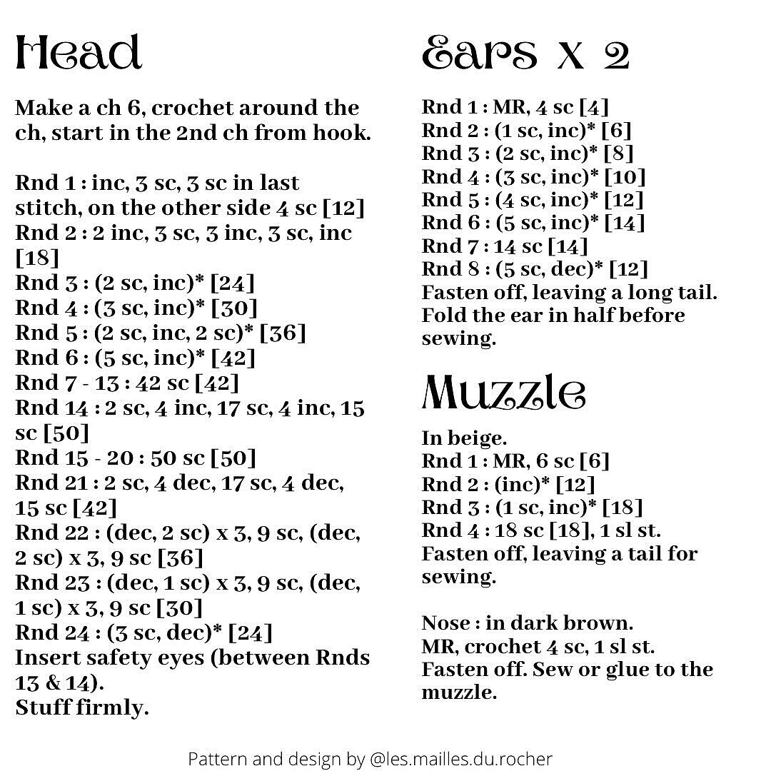 Cute Crocheted Reindeer Amigurumi Pattern for Christmas