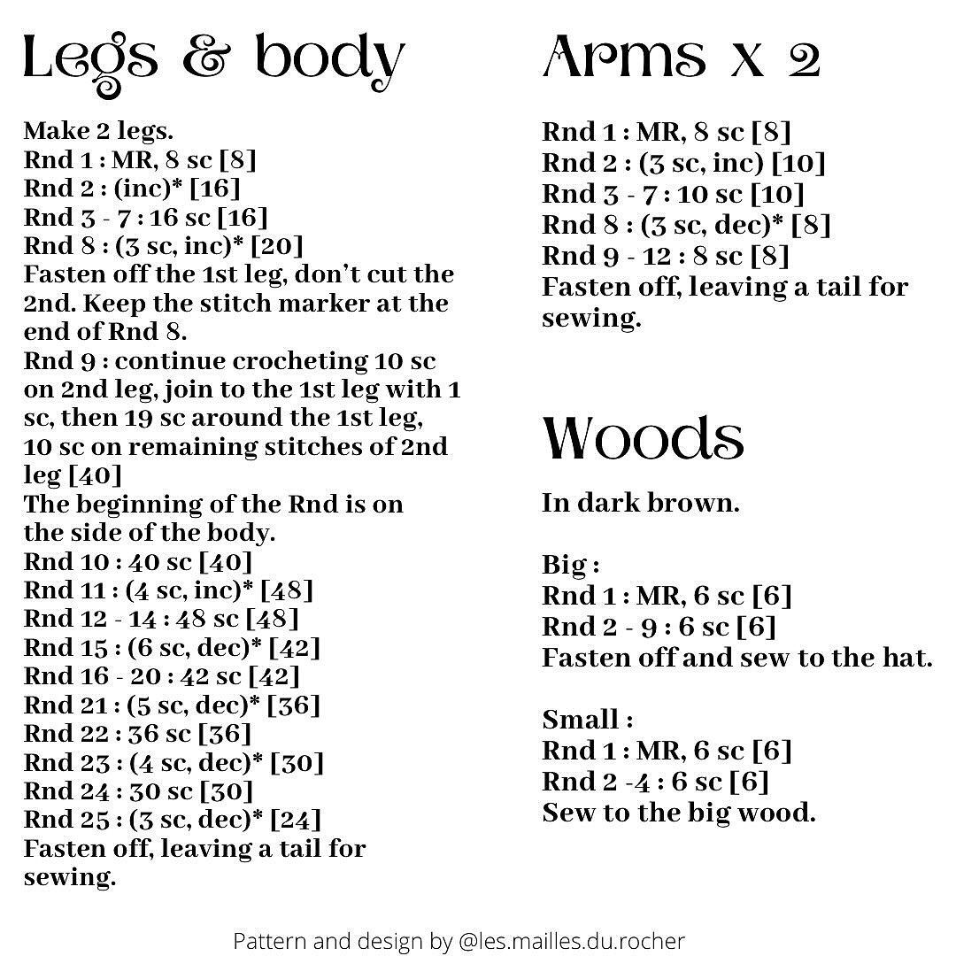 Cute Crocheted Reindeer Amigurumi Pattern for Christmas