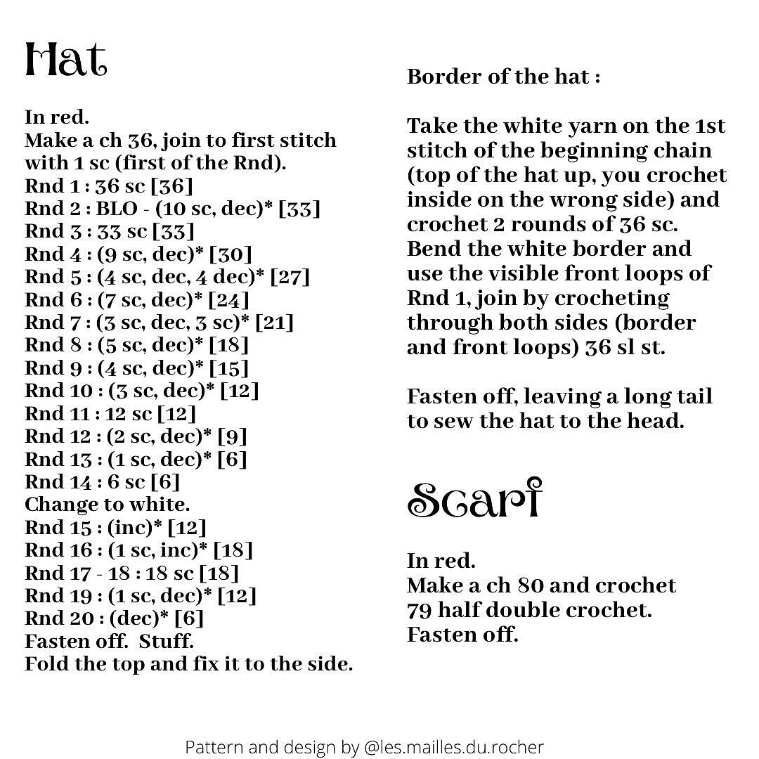 Cute Crocheted Reindeer Amigurumi Pattern for Christmas