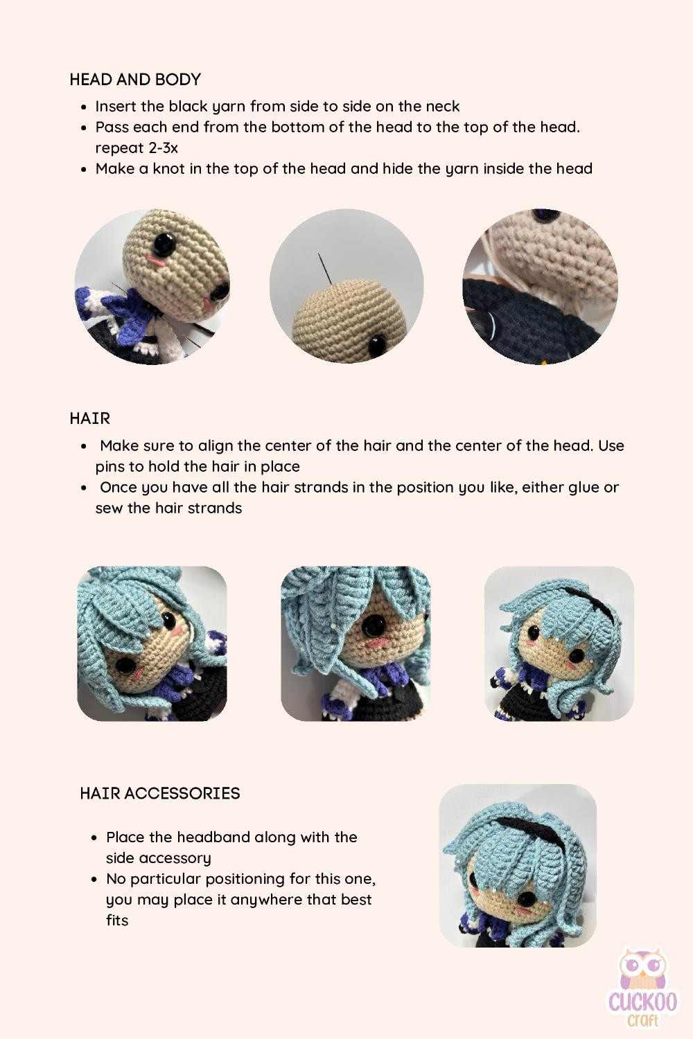 Cute Eula Amigurumi Crochet Pattern for Beginners