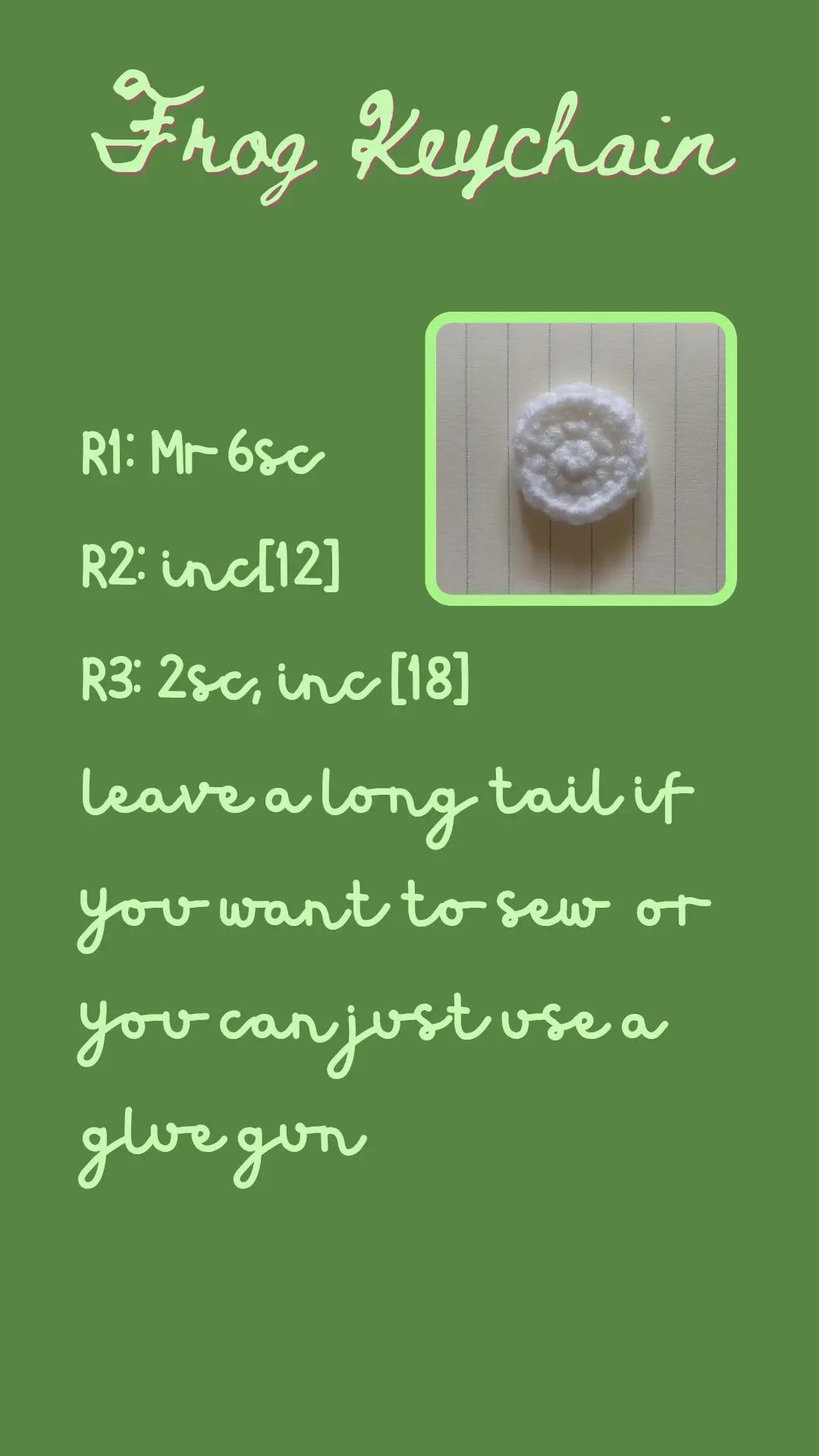 Cute Frog Keychain Crochet Pattern for Beginners