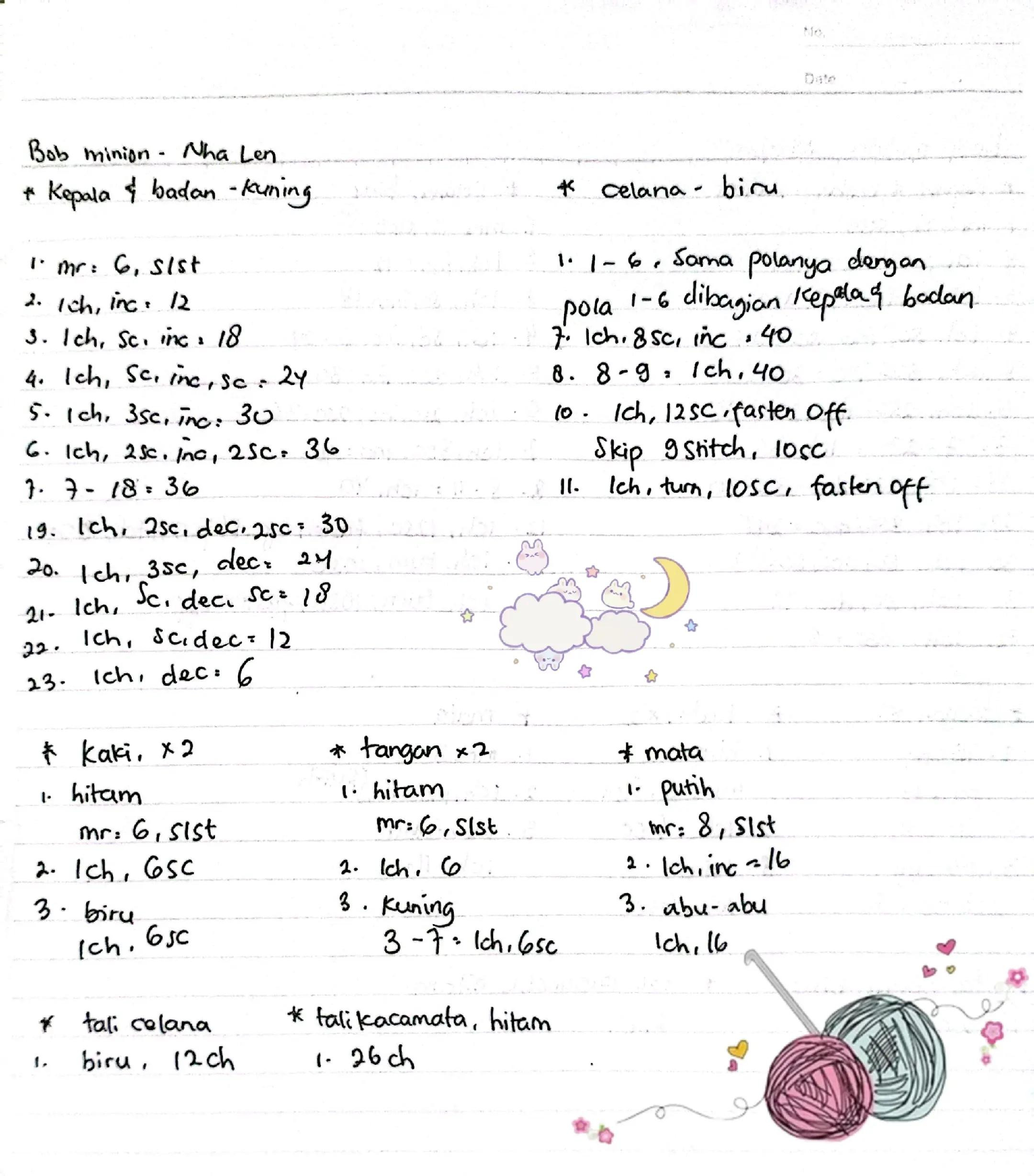 Cute Minion Amigurumi Crochet Pattern for Beginners