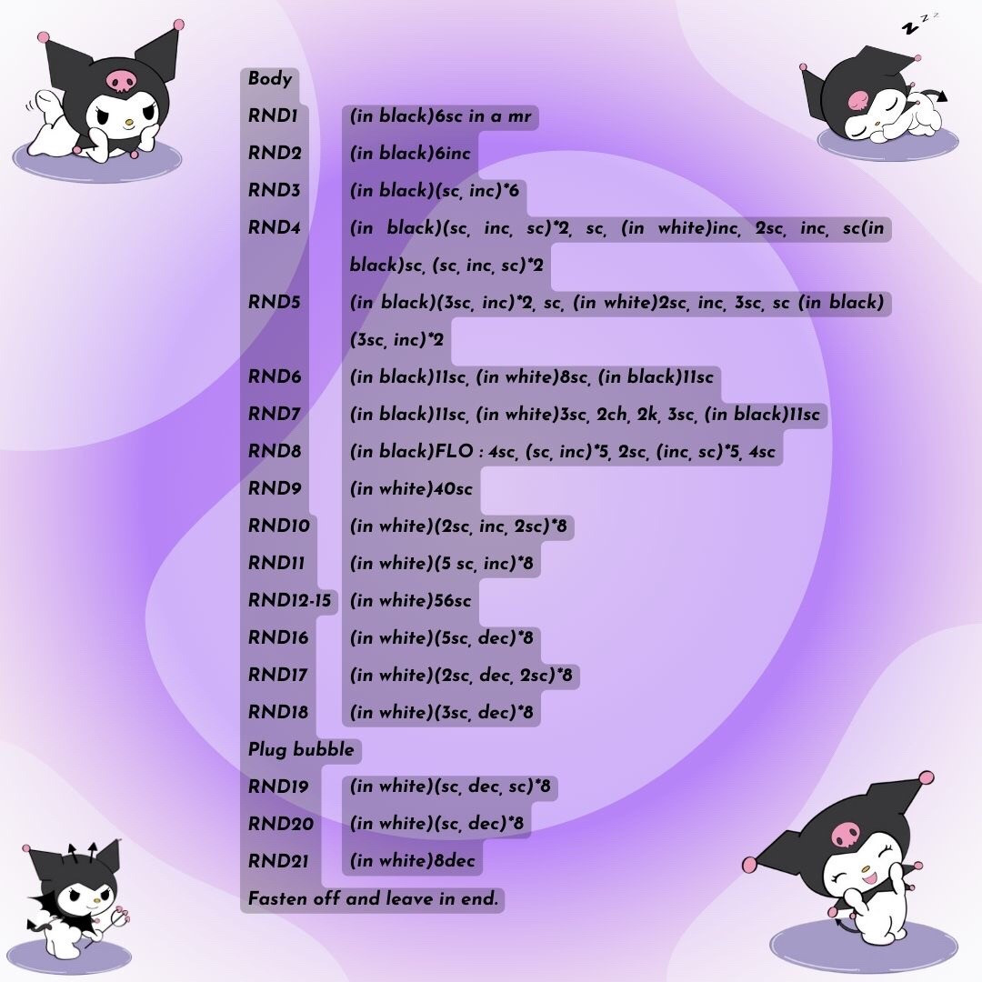 🎀Cute Pom Pom My Melody Plushie Tutorial😎