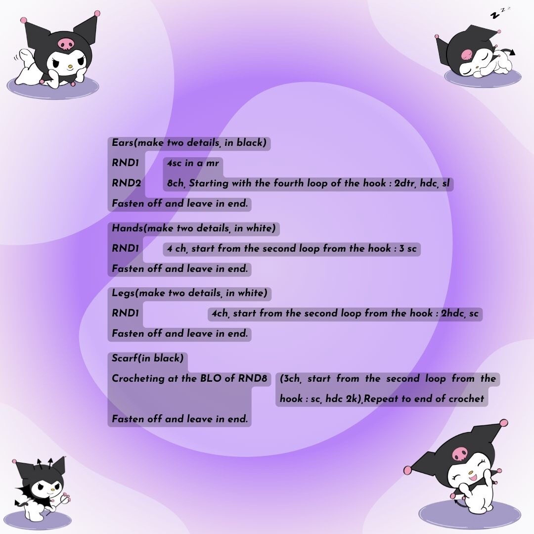 🎀Cute Pom Pom My Melody Plushie Tutorial😎