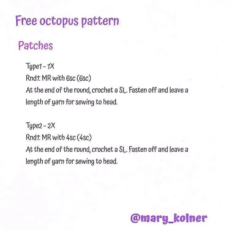 Cute Purple Octopus Crochet Pattern for Beginners